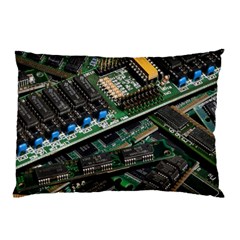 Computer Ram Tech Pillow Case (two Sides) by Amaryn4rt
