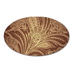 Beautiful Patterns Vector Oval Magnet Front