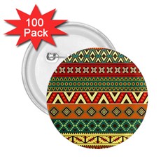 Mexican Folk Art Patterns 2 25  Buttons (100 Pack)  by Amaryn4rt