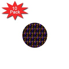 Seamless Prismatic Line Art Pattern 1  Mini Buttons (10 Pack)  by Amaryn4rt