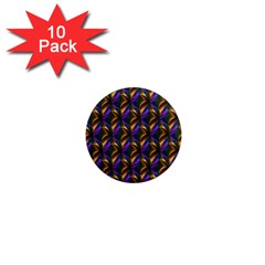 Seamless Prismatic Line Art Pattern 1  Mini Magnet (10 Pack)  by Amaryn4rt