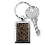 A Complex Maze Generated Pattern Key Chains (Rectangle)  Front