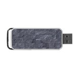 Excellent Seamless Slate Stone Floor Texture Portable USB Flash (Two Sides) Back