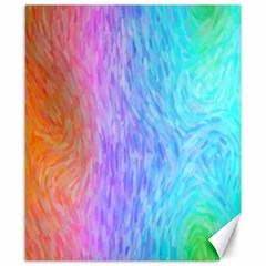 Abstract Color Pattern Textures Colouring Canvas 8  X 10  by Simbadda