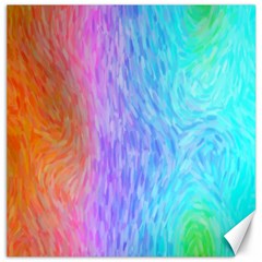 Abstract Color Pattern Textures Colouring Canvas 12  X 12   by Simbadda