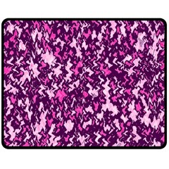 Chic Camouflage Colorful Background Double Sided Fleece Blanket (medium)  by Simbadda