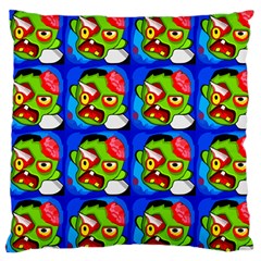 Zombies Large Cushion Case (two Sides) by boho