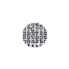 Anchor Puzzle Booklet Pages All Black 1  Mini Buttons by Simbadda