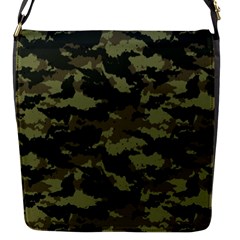Camo Pattern Flap Messenger Bag (s) by Simbadda