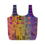 Circuit Board Pattern Lynnfield Die Full Print Recycle Bags (M)  Front