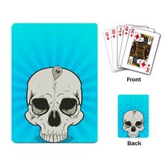 Skull Ball Line Schedule Playing Card by Simbadda