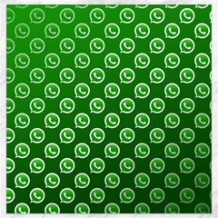 Whatsapp Logo Pattern Canvas 20  X 20   by Simbadda