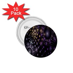 Fractal Patterns Dark Circles 1 75  Buttons (10 Pack) by Simbadda