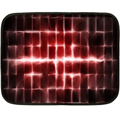 Electric Lines Pattern Double Sided Fleece Blanket (mini)  by Simbadda