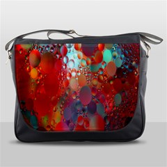 Texture Spots Circles Messenger Bags by Simbadda