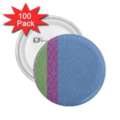 Fine Line Pattern Background Vector 2 25  Buttons (100 Pack)  by Simbadda