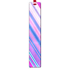 Line Obliquely Pink Large Book Marks by Simbadda