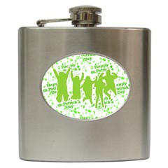 Saint Patrick Motif Hip Flask (6 Oz) by dflcprints