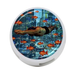 Urban Swimmers   4-port Usb Hub (two Sides)  by Valentinaart