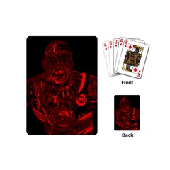 Warrior - Red Playing Cards (mini)  by Valentinaart