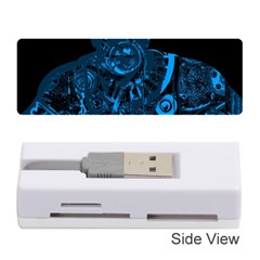 Warrior - Blue Memory Card Reader (stick)  by Valentinaart
