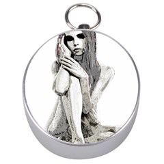 Stone Girl Silver Compasses by Valentinaart