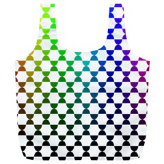 Half Circle Full Print Recycle Bags (l)  by Simbadda