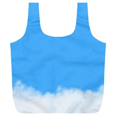 Blue Sky Clouds Day Full Print Recycle Bags (l)  by Simbadda