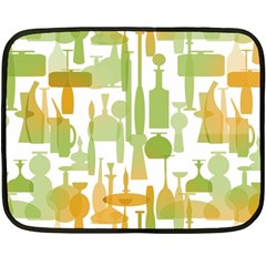 Angerine Blenko Glass Double Sided Fleece Blanket (mini)  by Simbadda