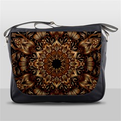 3d Fractal Art Messenger Bags by Simbadda