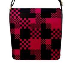 Cube Square Block Shape Creative Flap Messenger Bag (l)  by Simbadda