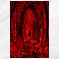 Tunnel Red Black Light Canvas 24  X 36  by Simbadda