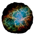 Crab Nebula Large 18  Premium Round Cushions Front