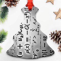 Science Formulas Ornament (christmas Tree)  by Simbadda