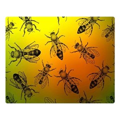 Insect Pattern Double Sided Flano Blanket (large)  by Simbadda