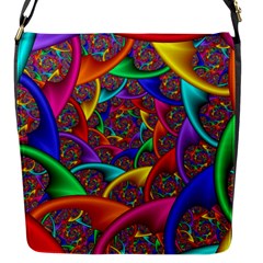 Color Spiral Flap Messenger Bag (s) by Simbadda