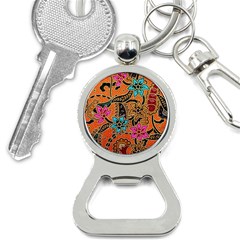 Colorful The Beautiful Of Art Indonesian Batik Pattern Button Necklaces by Simbadda