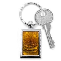 Yellow Flower Key Chains (rectangle)  by Simbadda