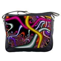 Fractal Roots Messenger Bags by Simbadda