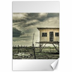 Traditional Cane House At Guayas District Ecuador Canvas 20  X 30   by dflcprints
