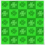 Fabric Shamrocks Clovers Canvas 20  x 20   19 x19.27  Canvas - 1