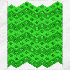 Shamrocks 3d Fabric 4 Leaf Clover Canvas 11  X 14   by Simbadda