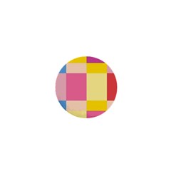 Colorful Squares Background 1  Mini Buttons by Simbadda