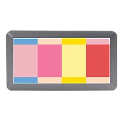 Colorful Squares Background Memory Card Reader (mini) by Simbadda