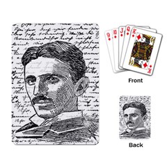 Nikola Tesla Playing Card by Valentinaart