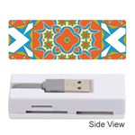 Digital Computer Graphic Geometric Kaleidoscope Memory Card Reader (Stick)  Front