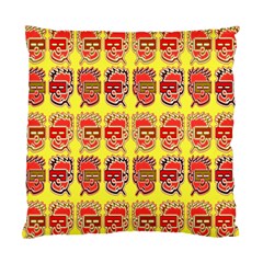 Funny Faces Standard Cushion Case (one Side) by Amaryn4rt