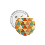 Golden dots and triangles pattern 1.75  Buttons Front