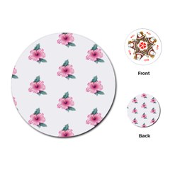 Etro Vintage Former Wallpaper Playing Cards (round)  by Amaryn4rt