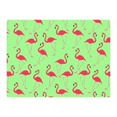 Flamingo Pattern Double Sided Flano Blanket (mini)  by Valentinaart